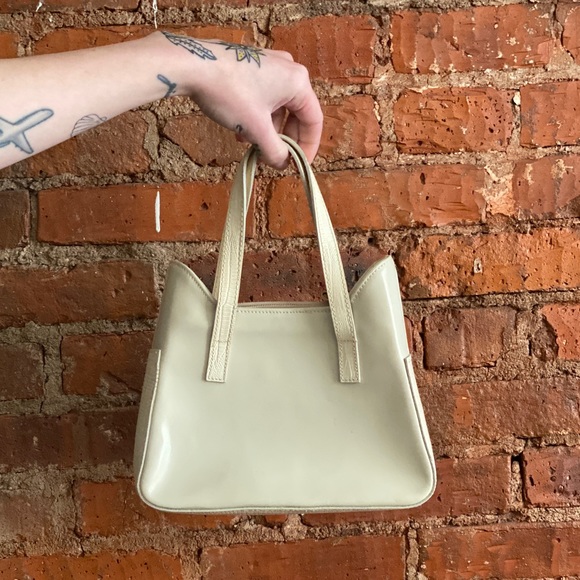 Vintage Italian Maraolo Leather White Snake Mini Bag - Picture 2 of 6